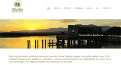 Desktop Screenshot of okaritoboattours.co.nz